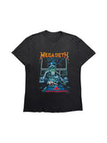 1990 Tour Shirt Megadeth Single Stitch Schwarz L-XL