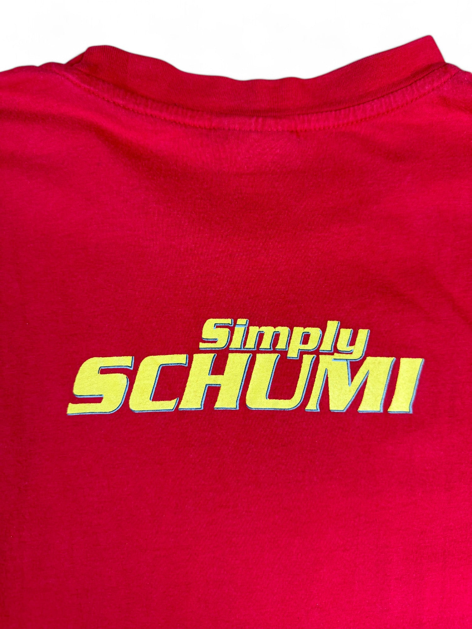 Michael Schuhmacher Shirt 00s "Simply the best" Rot M-L - RareRags
