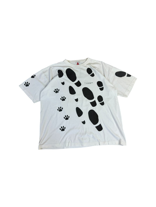 Vintage Pyra Shirt 90s "SLK/V-Klasse Premiere, ich war dabei" Weiß Schwarz XL