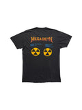 1990 Tour Shirt Megadeth Single Stitch Schwarz L-XL