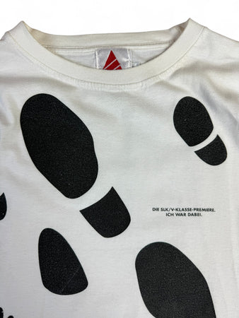Vintage Pyra Shirt 90s "SLK/V-Klasse Premiere, ich war dabei" Weiß Schwarz XL
