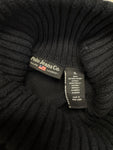 90s Polo Jeans Co. By Ralph Lauren Rollkragenpullover Heavy Knit Made In Hong Kong Dunkelblau XL