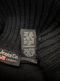 90s Polo Jeans Co. By Ralph Lauren Rollkragenpullover Heavy Knit Made In Hong Kong Dunkelblau XL