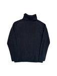 90s Polo Jeans Co. By Ralph Lauren Rollkragenpullover Heavy Knit Made In Hong Kong Dunkelblau XL