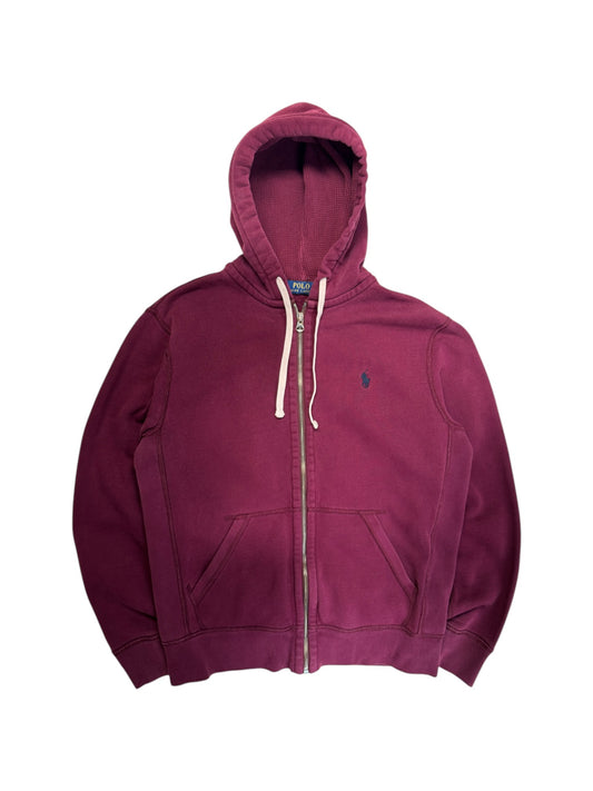 Ralph Lauren Zip-Hoodie Basic Dunkelrot S