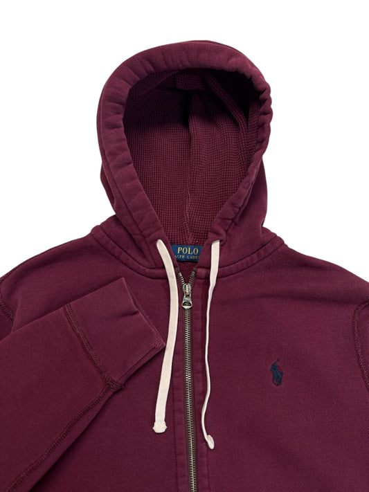 Ralph Lauren Zip-Hoodie Basic Dunkelrot S