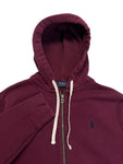 Ralph Lauren Zip-Hoodie Basic Dunkelrot S