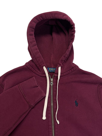 Ralph Lauren Zip-Hoodie Basic Dunkelrot S