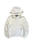 90s Ralph Lauren Strickhoodie "Marine Goods And Supplies" Weiß XXL