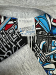 Vintage Screen Stars Shirt 90s "Triumph, big twins in Norfolk" Single Stitch Grau XL