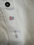 90s Ralph Lauren Strickhoodie "Marine Goods And Supplies" Weiß XXL