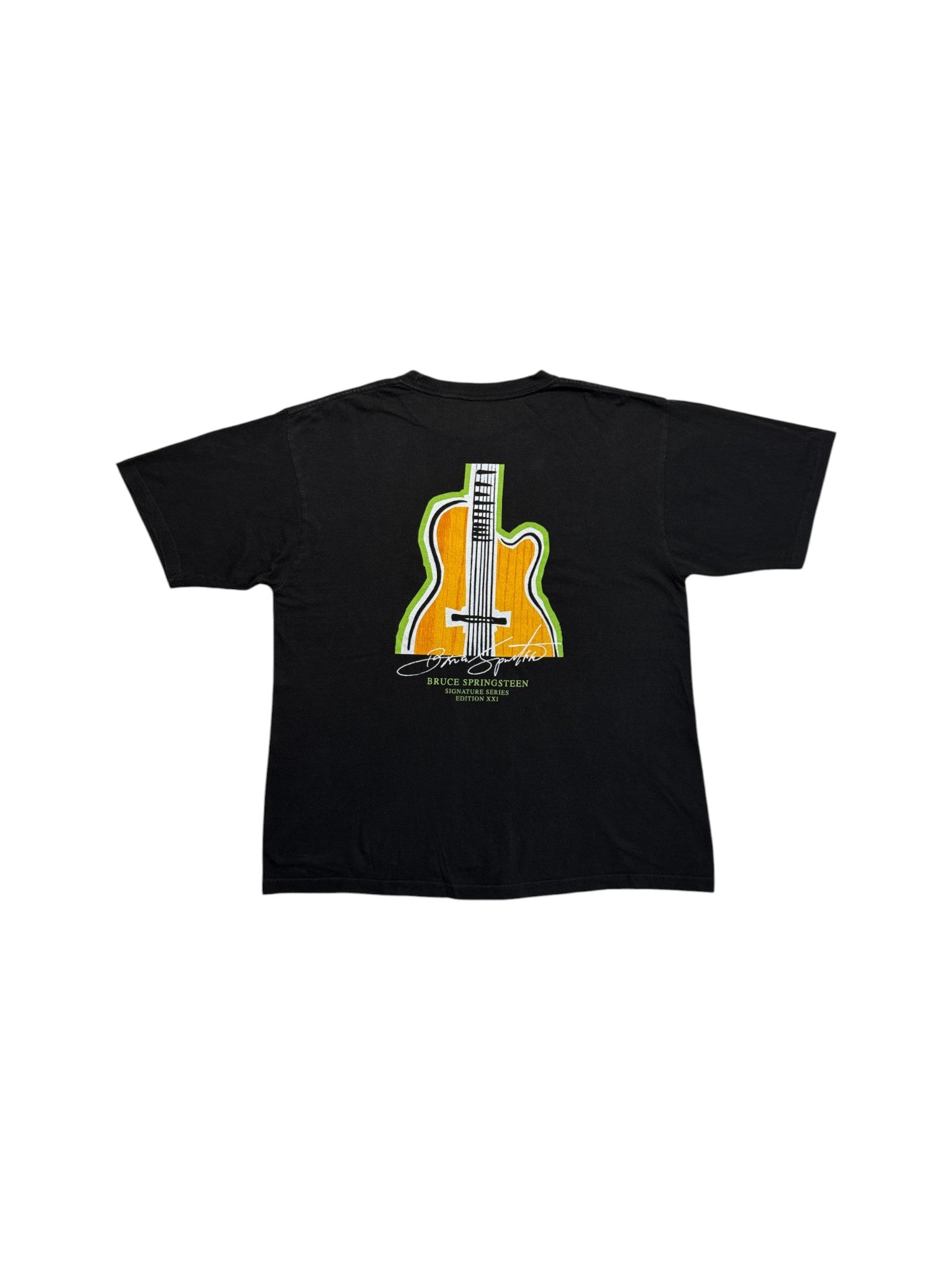 2007 Hard Rock Cafe Shirt Signature Series Bruce Springsteen Schwarz XL