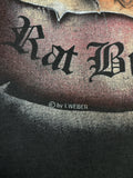 Vintage Weber Shirt 90s "Rat Biker Tattoo" Paper Thin Single Stitch Schwarz XL