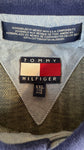 Vintage Tommy Hilfiger Poloshirt 90s Kariert Crest Logo Dunkelblau Grün XXL