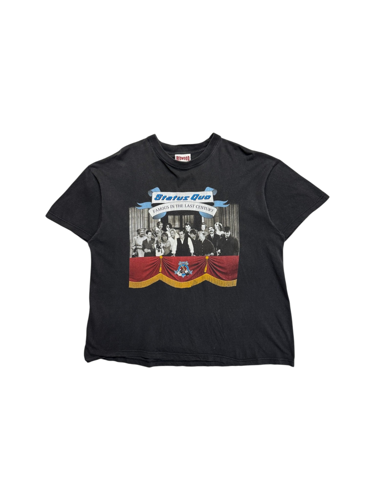 2000 Redwood Shirt Status Quo Tour "Famous in the city" Schwarz XL
