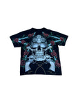 Vintage Shirt 90s Skull Gun Roses Reaper Tattoo Single Stitch Schwarz M-L