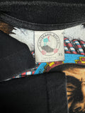 Vintage American Thunder Shirt 90s Eagle Single Stitch Sleeve Usedlook Schwarz XL
