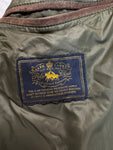 Ralph Lauren Steppweste Huntig Cordkragen Dunkelgrün M