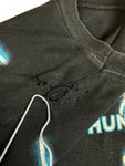 Vintage American Thunder Shirt 90s Eagle Single Stitch Sleeve Usedlook Schwarz XL