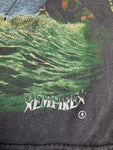 Vintage Empire Shirt 90s Dragon Ship Faded Schwarz XL