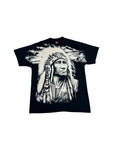 Rock Eagle Shirt Nativ American Single Stitch Schwarz XL