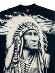 Rock Eagle Shirt Nativ American Single Stitch Schwarz XL