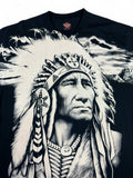 Rock Eagle Shirt Nativ American Single Stitch Schwarz XL