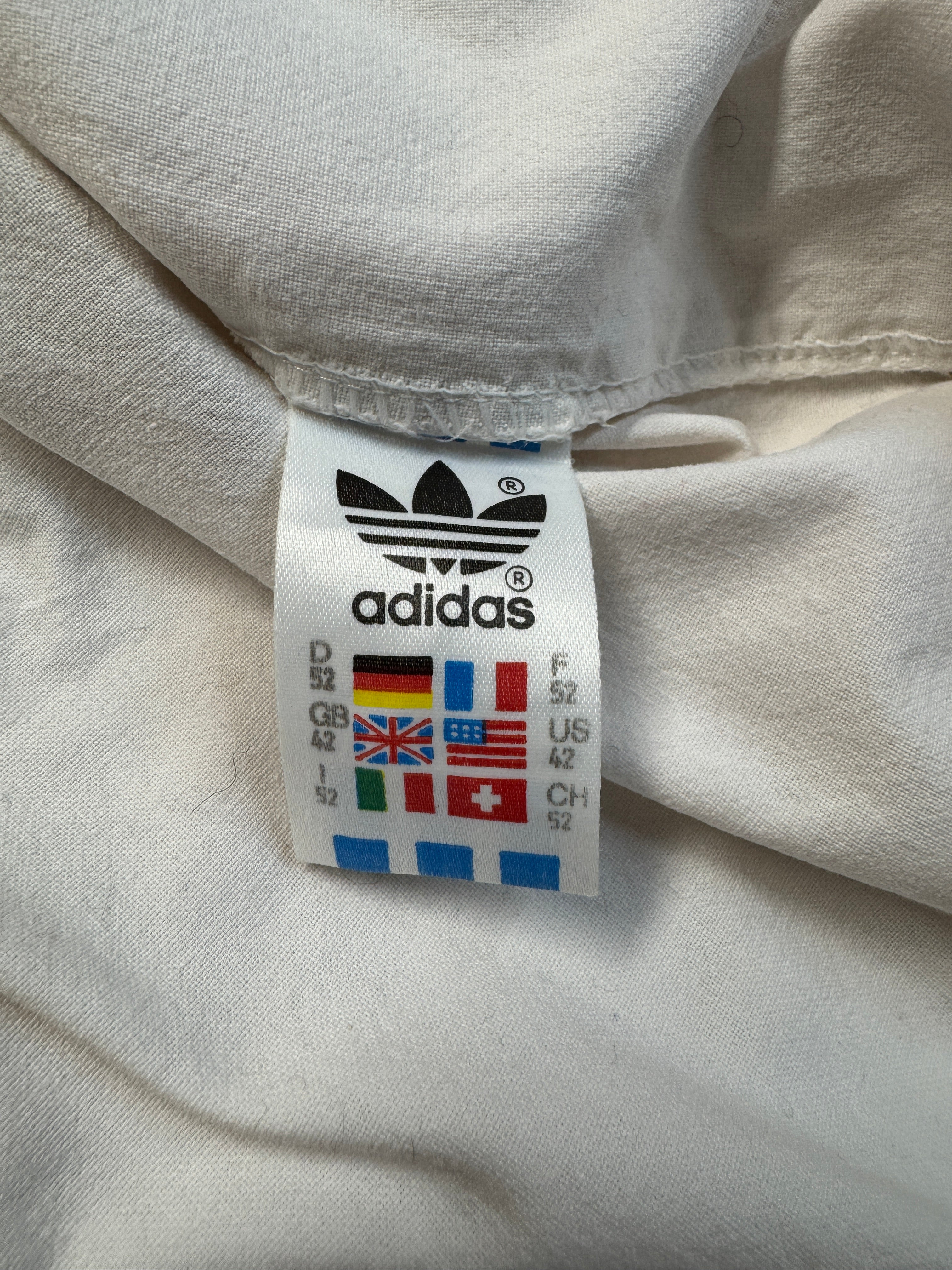 80s Adidas Blouson Made In West Germany Weiß 52 L