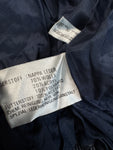 80s Puma x Udo Jürgens 2in1 Lederjacke/-weste Nappa Dunkelblau (48) S-M
