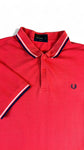 Fred Perry Poloshirt Basic Slim Fit Rot XL