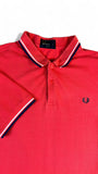 Fred Perry Poloshirt Basic Slim Fit Rot XL