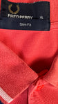 Fred Perry Poloshirt Basic Slim Fit Rot XL