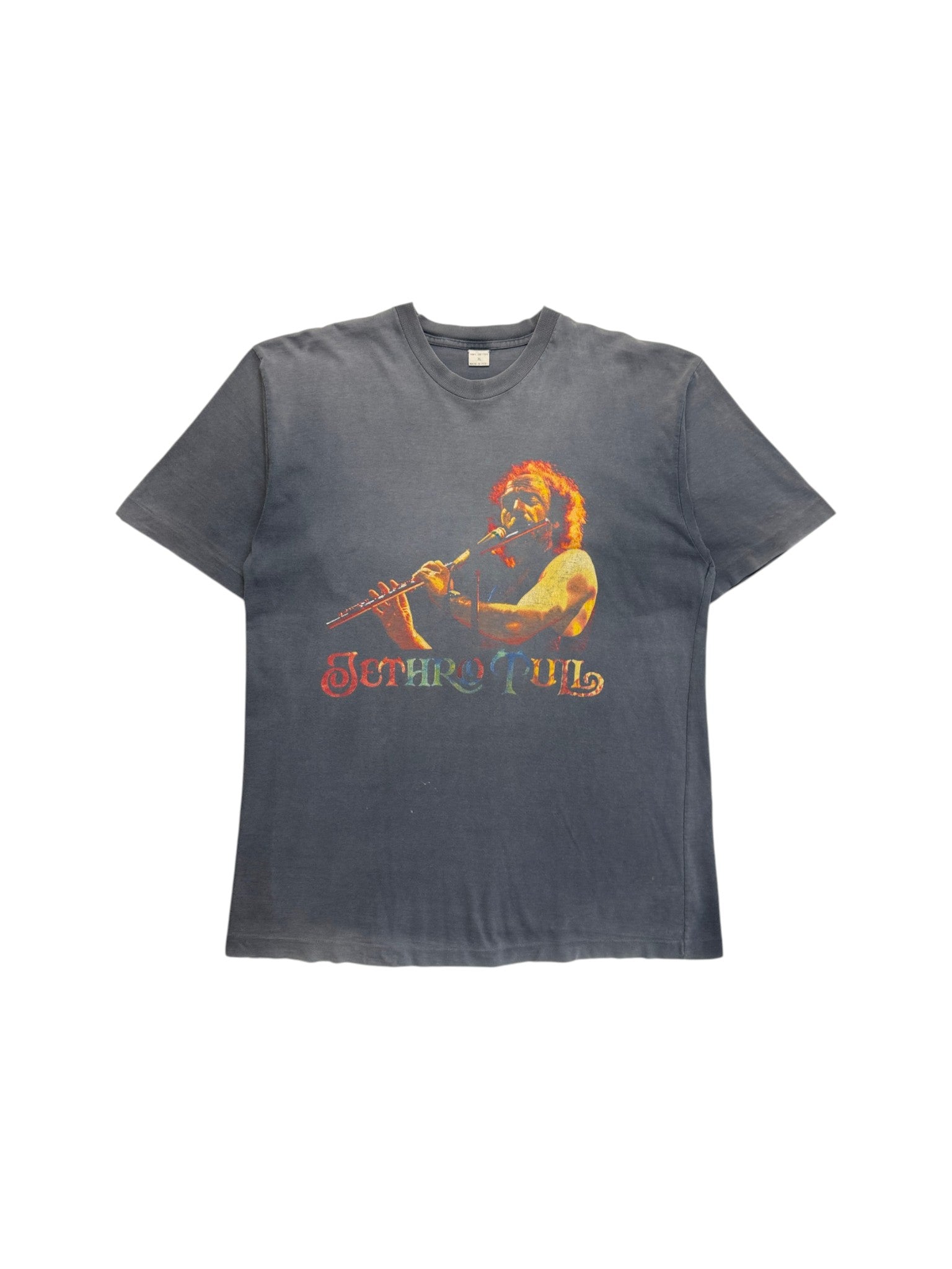 1991 Tour Shirt Jethro Tull Faded Single Stitch Schwarz XL