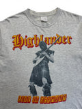 90s Promodoro Shirt Highlander Live In Germany Single Stitch Grau L