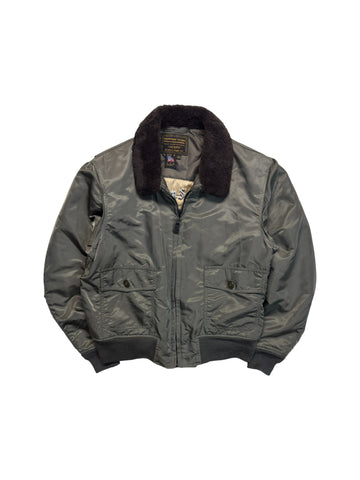 90s Cockpit USA G-1 Flight Jacket M-422A "The Nation Salutes You"-Edition Made In USA Khaki 44 L-XL