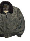 90s Cockpit USA G-1 Flight Jacket M-422A "The Nation Salutes You"-Edition Made In USA Khaki 44 L-XL