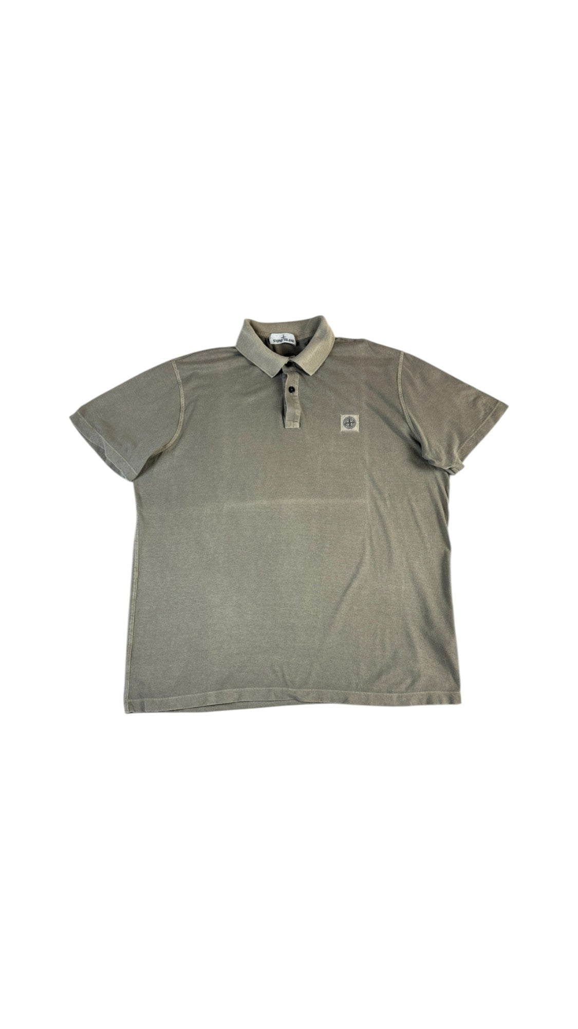 Stone Island Poloshirt Basic Dunkelgrau-Grün 3XL - RareRags