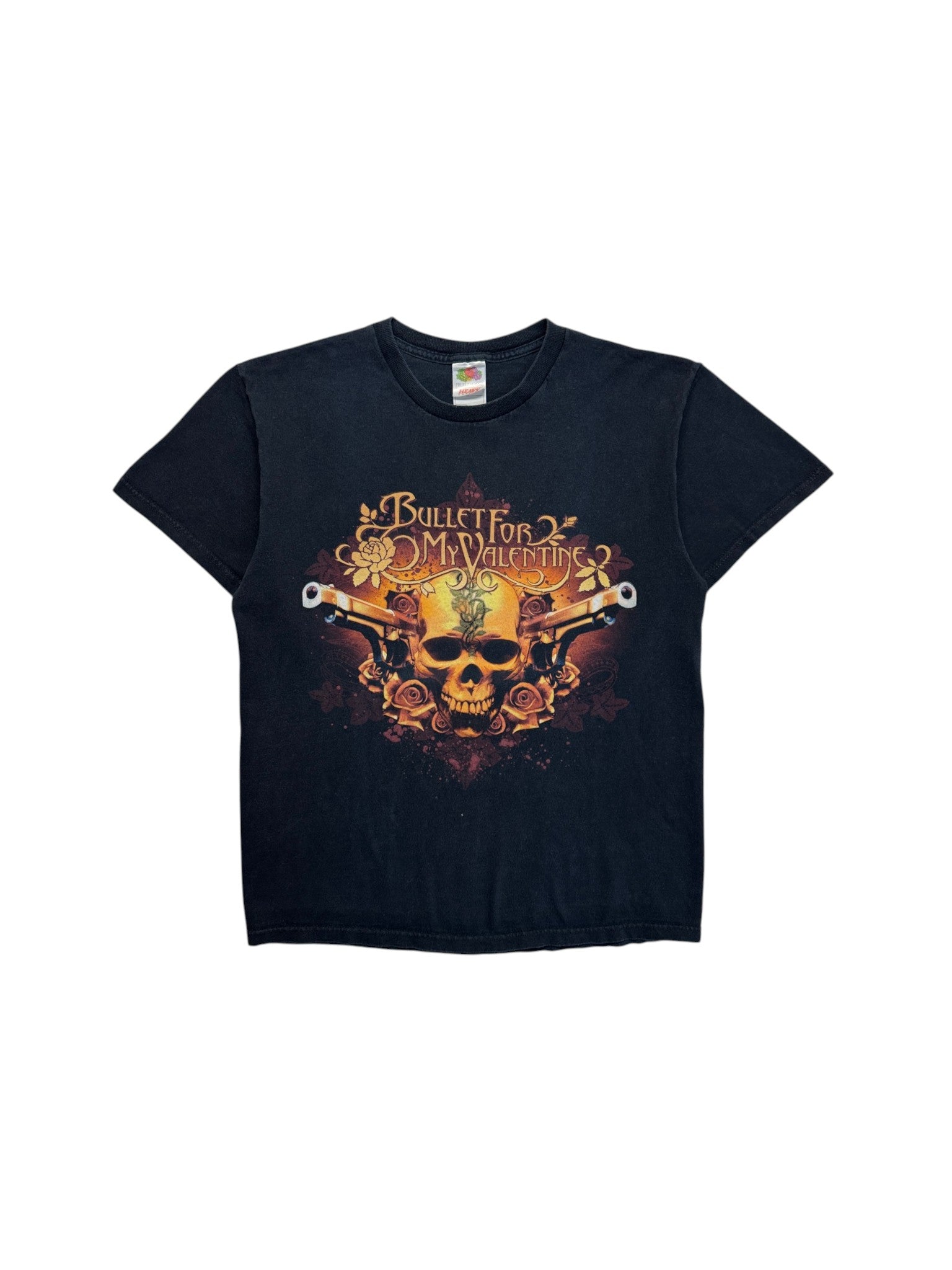 00s Fruit Of The Loom Tour Shirt Bullet Fot My Valentine Schwarz M