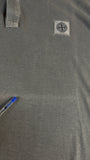 Stone Island Poloshirt Basic Dunkelgrau-Grün 3XL