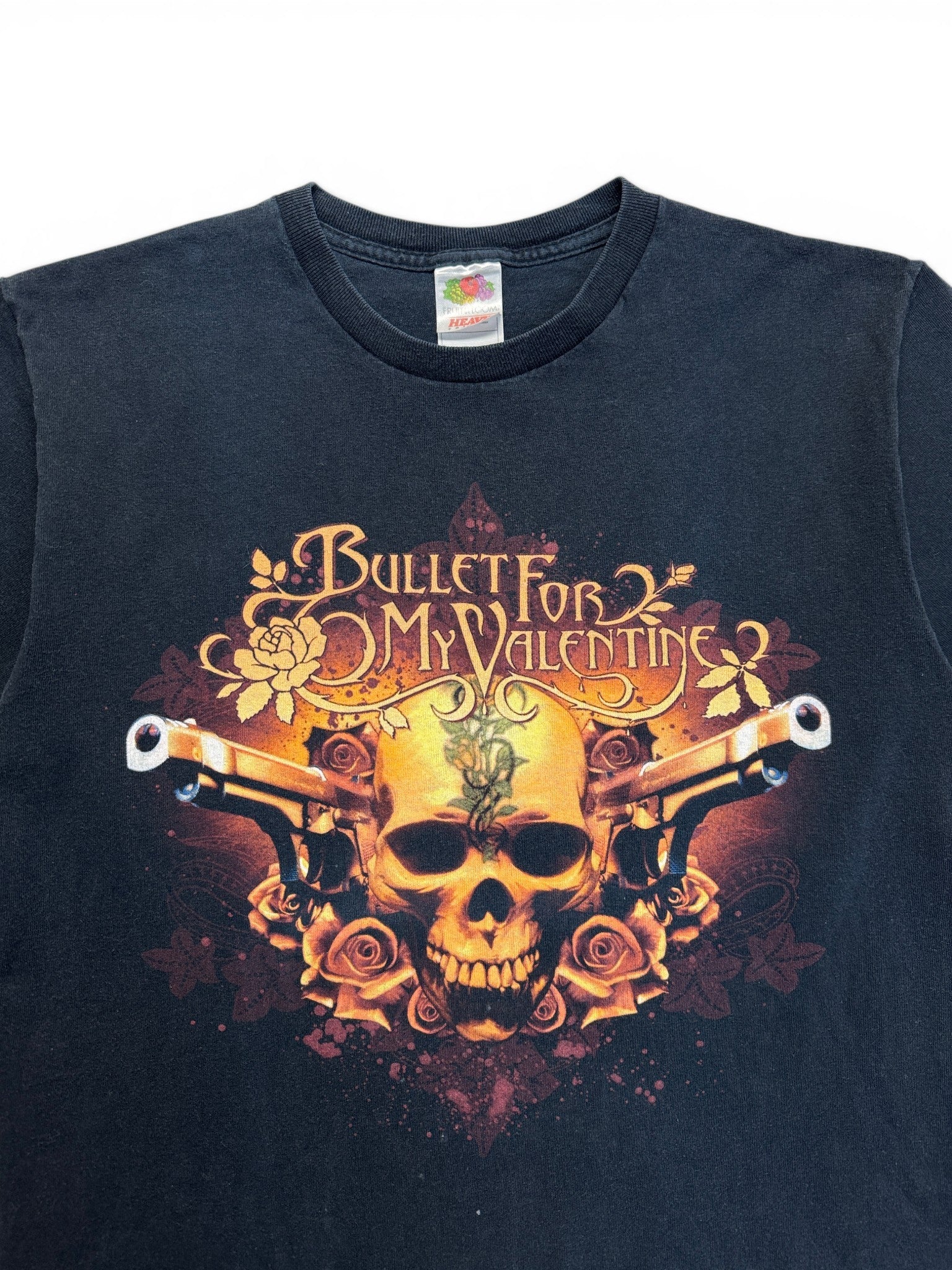 00s Fruit Of The Loom Tour Shirt Bullet Fot My Valentine Schwarz M