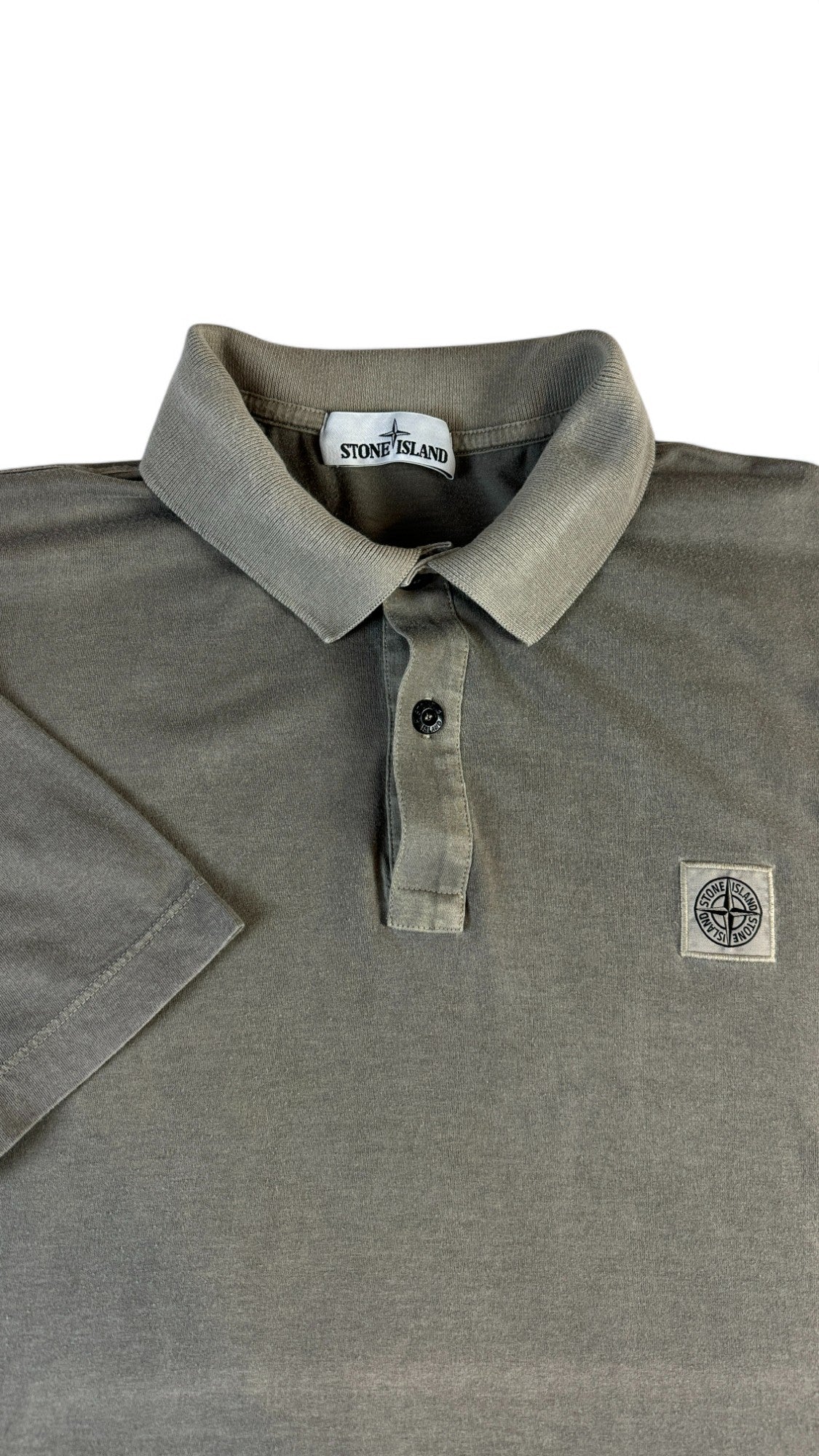 Stone Island Poloshirt Basic Dunkelgrau-Grün 3XL - RareRags