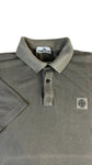 Stone Island Poloshirt Basic Dunkelgrau-Grün 3XL