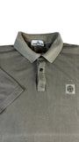 Stone Island Poloshirt Basic Dunkelgrau-Grün 3XL