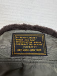 90s Cockpit USA G-1 Flight Jacket M-422A "The Nation Salutes You"-Edition Made In USA Khaki 44 L-XL