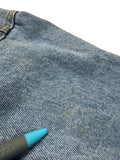 90s Hardo Rock Cafe Jeansjacke "Orlando- save the planet" Hellblau XXL