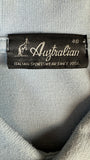 Vintage Australian By L'Alpina Poloshirt 90s Basic Made In Italy Hellblau (48) M