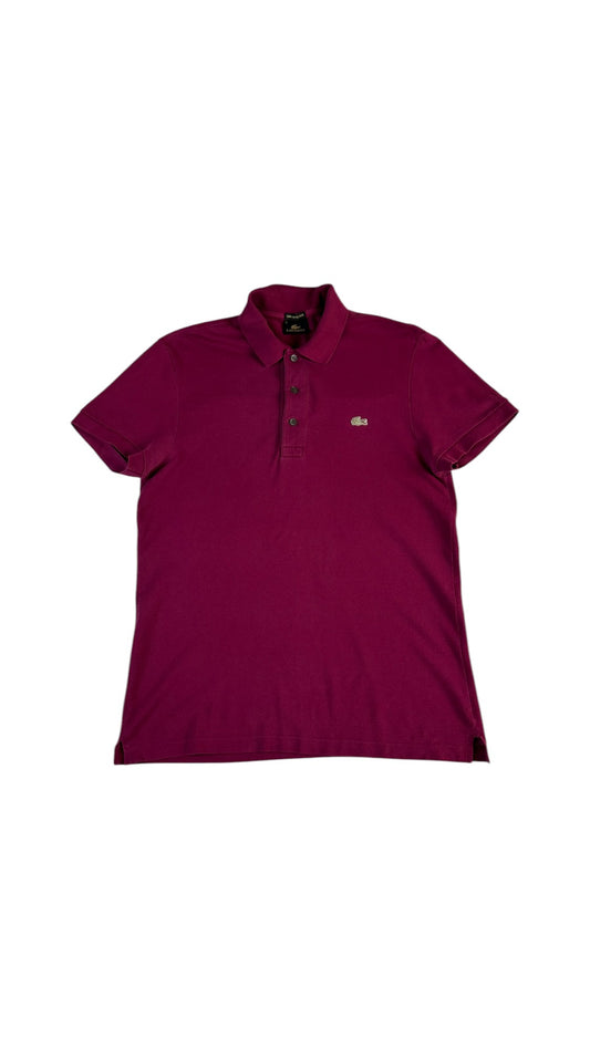 Vintage Lacoste Poloshirt 90s Limited Edition Gold Lila 4 M