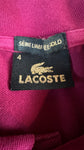 Vintage Lacoste Poloshirt 90s Limited Edition Gold Lila 4 M
