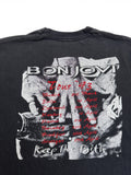 1993 Screen Stars Shirt Bon Jovi "Keep the faith" Tour Single Stitch Schwarz XL