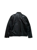 1995 Levis Lederjacke Red Lining Grau XL